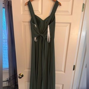 Azazi Julie Bridesmaid Dress in Eucalyptus